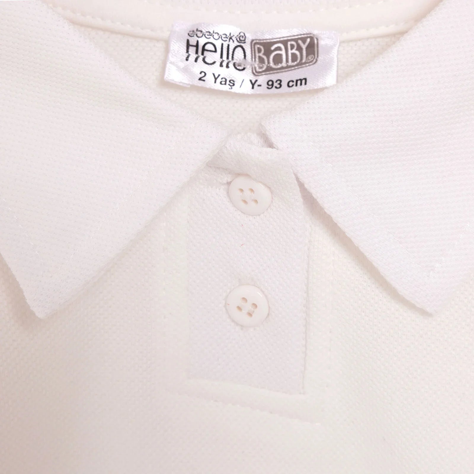 HelloBaby Long Sleeve T-shirt - White