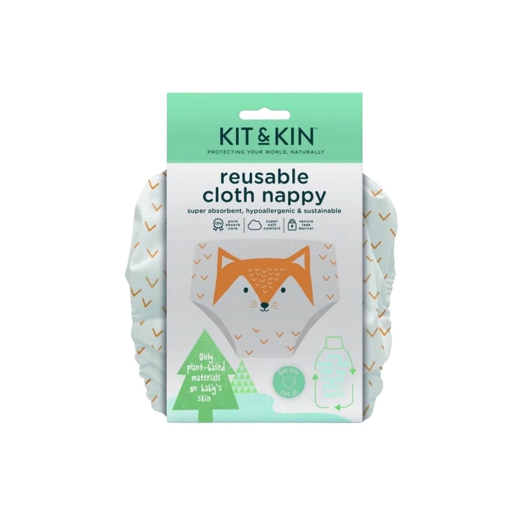 Kit & Kin Reusable Nappy - Fox