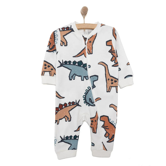 HelloBaby Newborn Unisex Jumpsuit - Ecru
