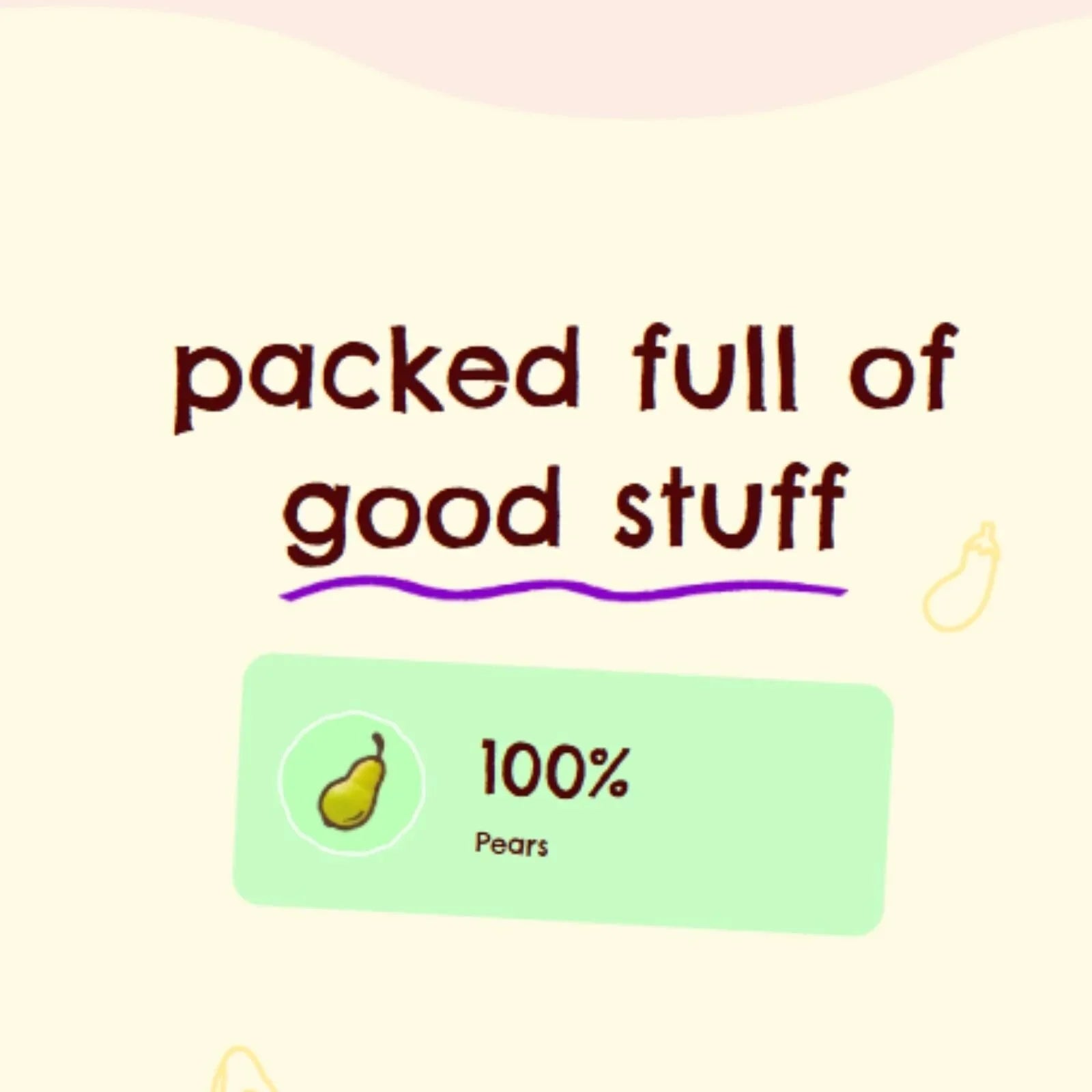 Ella's Kitchen Organic Pears First Tastes Baby Food Pouch 4+ months 70g
