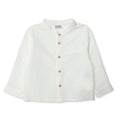HelloBaby Grandad Collar Muslin Baby Shirt (6-9 Months to 4-5 Years)