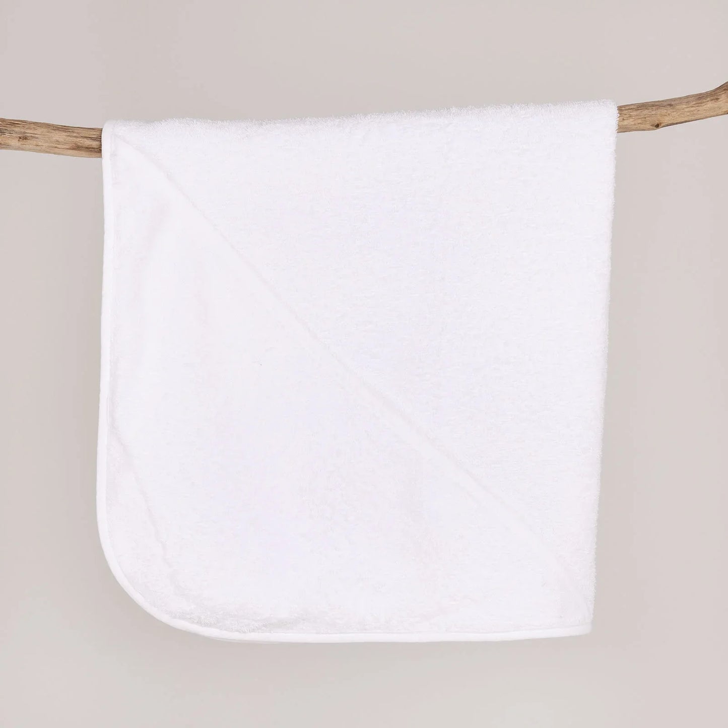 Little Dreams Boy Baby Towel - White