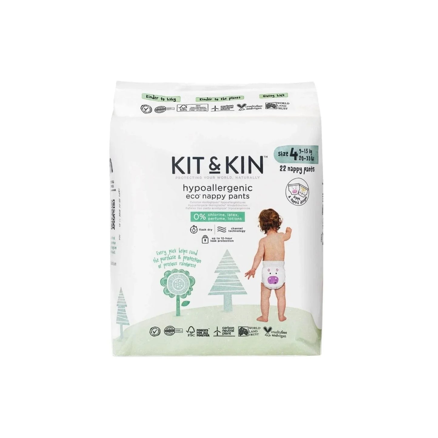 Kit & Kin Pull-Ups Size 4 Maxi - 22 nappies