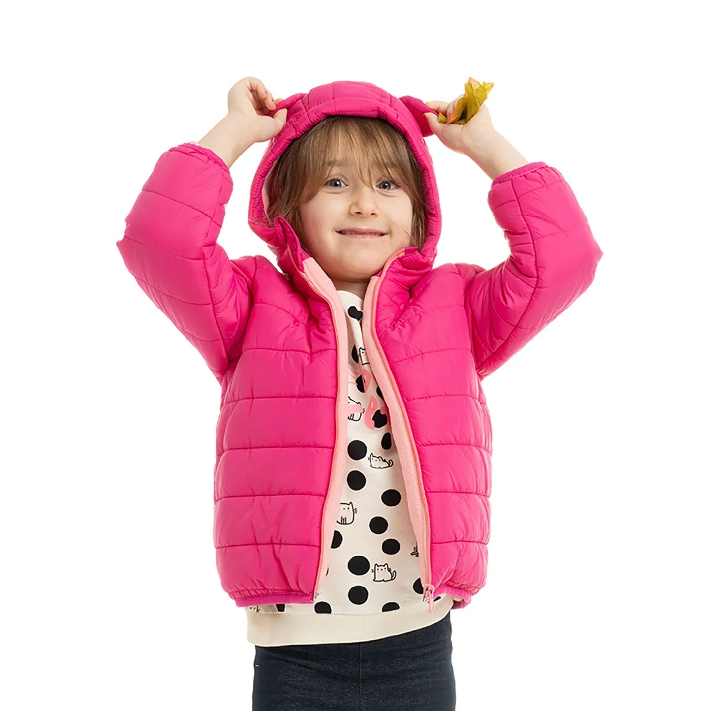 HelloBaby Basic Hooded Coat - Pink
