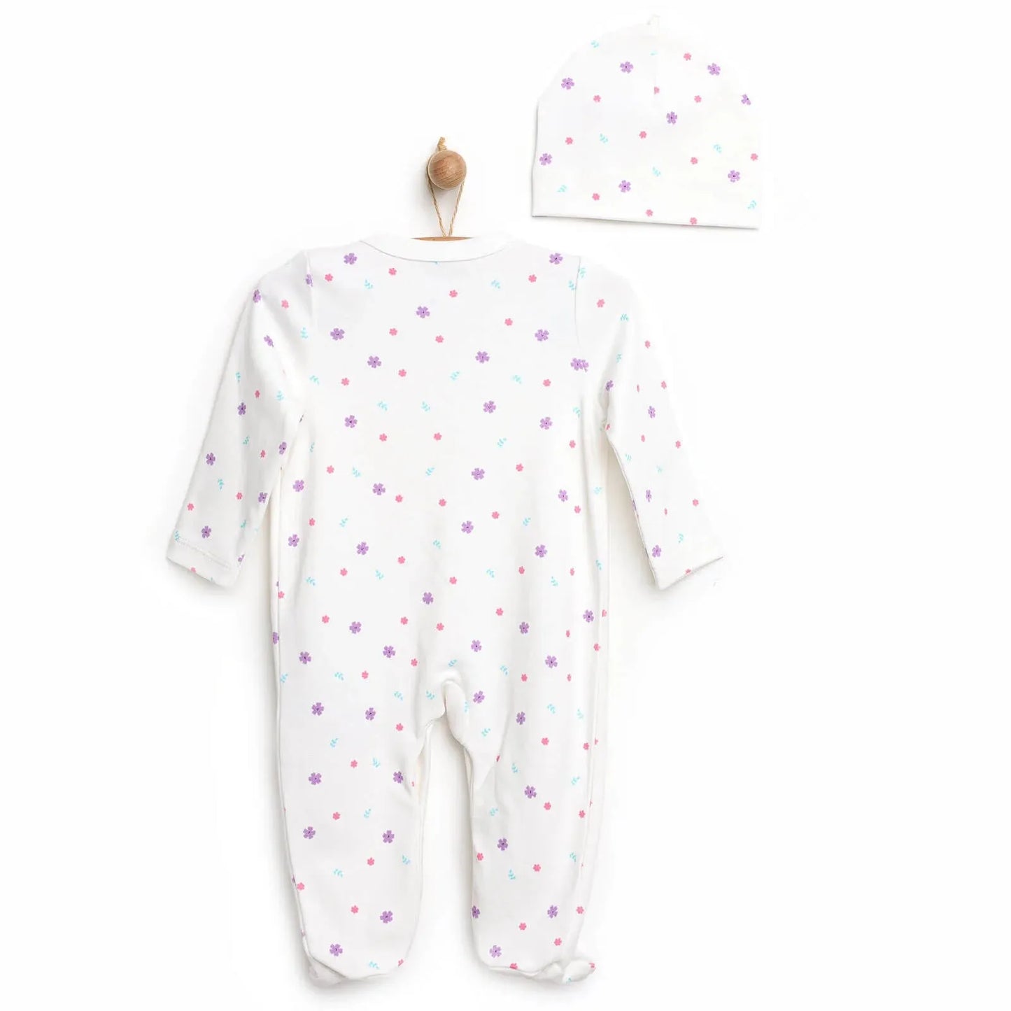 HelloBaby Footed Jumpsuit with Hat