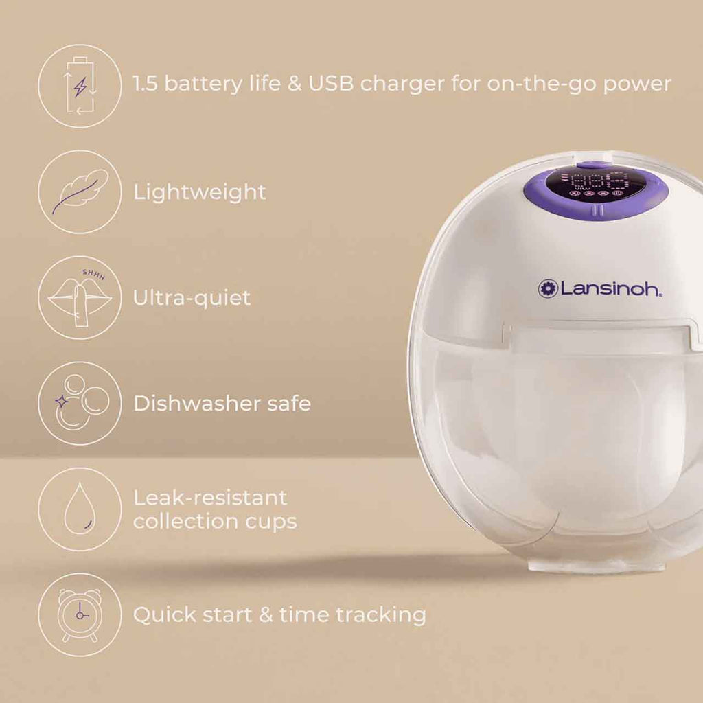 Lansinoh Wearable Electric Breast Pump (Double)