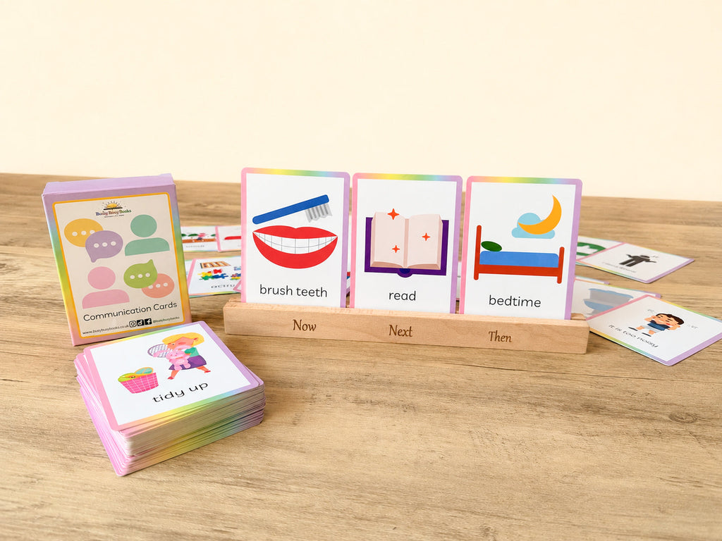 Now, Then & Next / Now & Next Stand & Flashcard Set