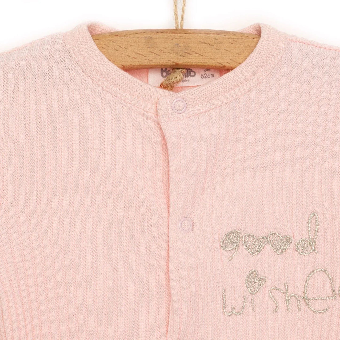 Bebetto Newborn Good Wishes Jumpsuit - Pink