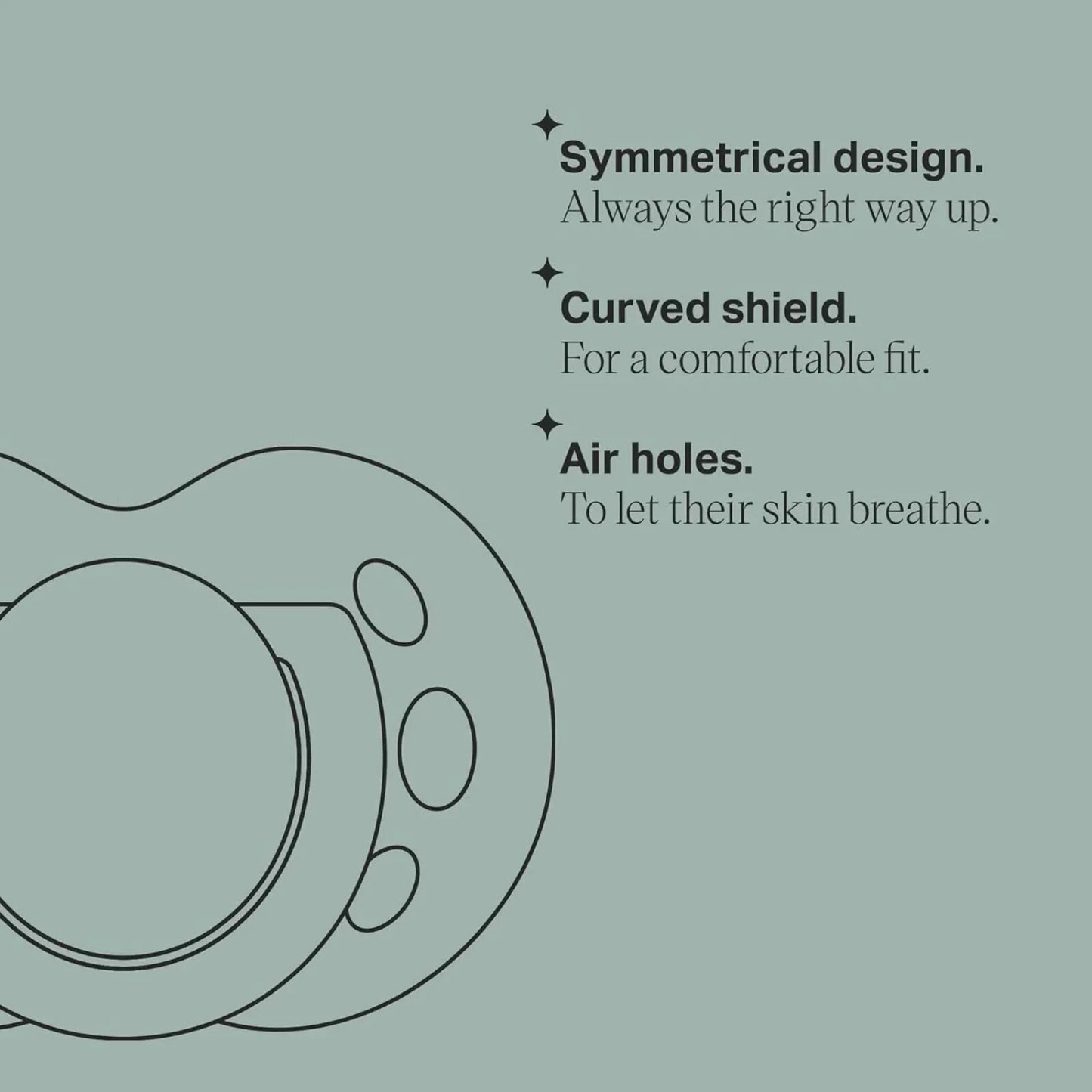 Tommee Tippee Fun Style Soother 6-18 months Pack of 2 Assorted