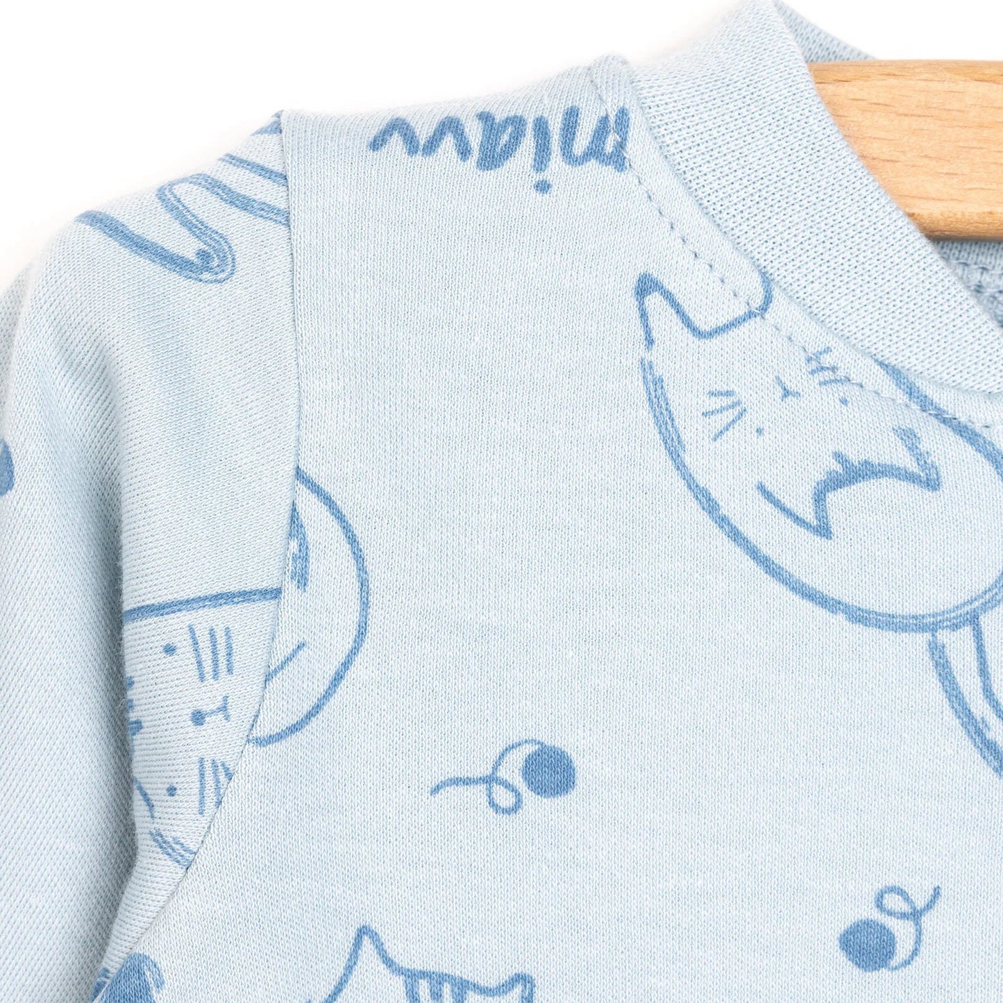 Bebetto Baby Boy Footless Jumpsuit - Indigo