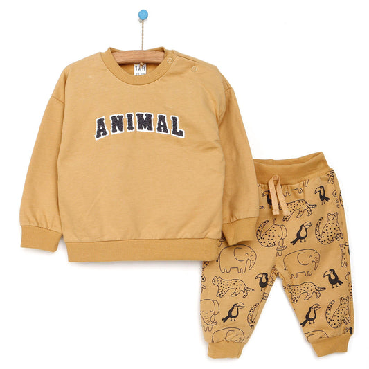 Tuffy Sweatshirt- Footless Bottom - Mustard