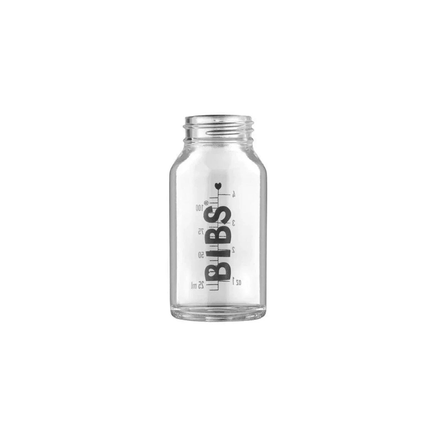 BIBS Baby Glass Bottle Complete Set Latex 110ml - Sage