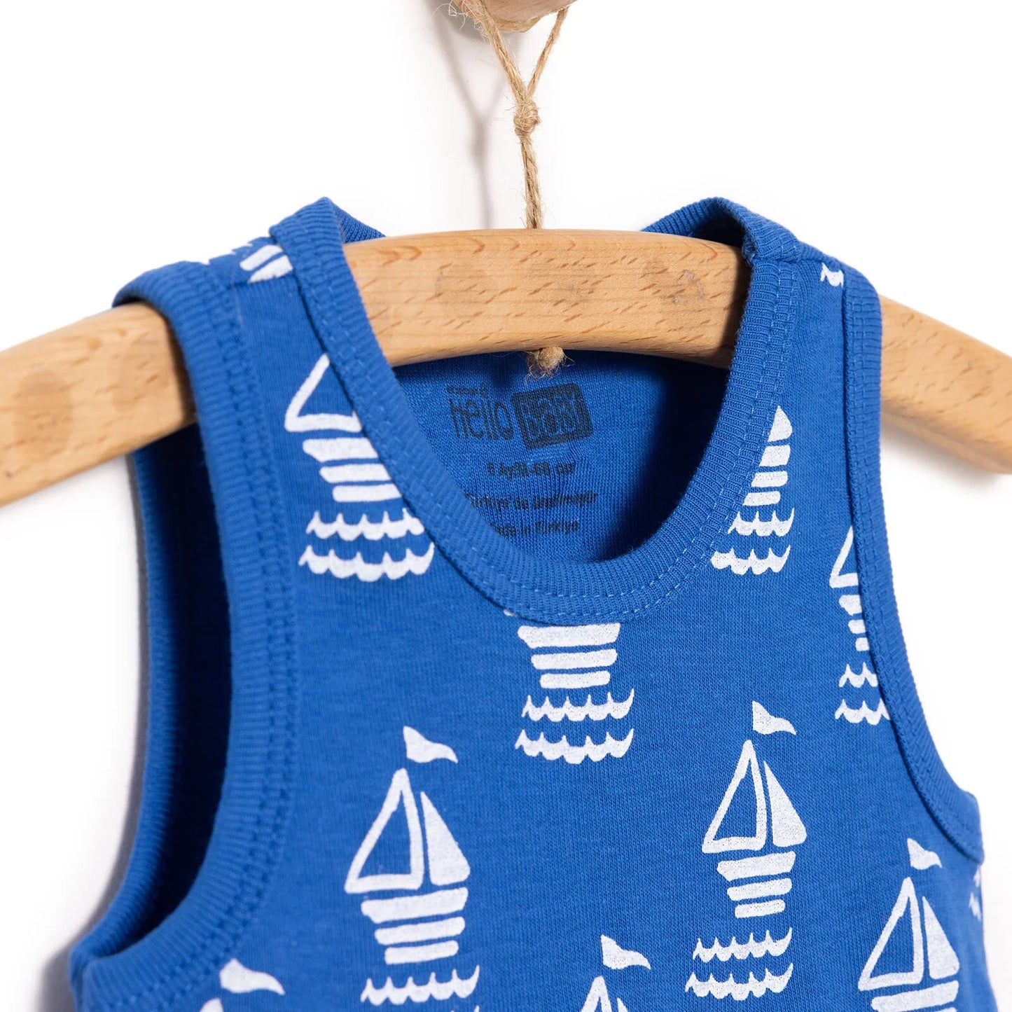 HelloBaby Boy Athlete Bodysuit - Navy Blue