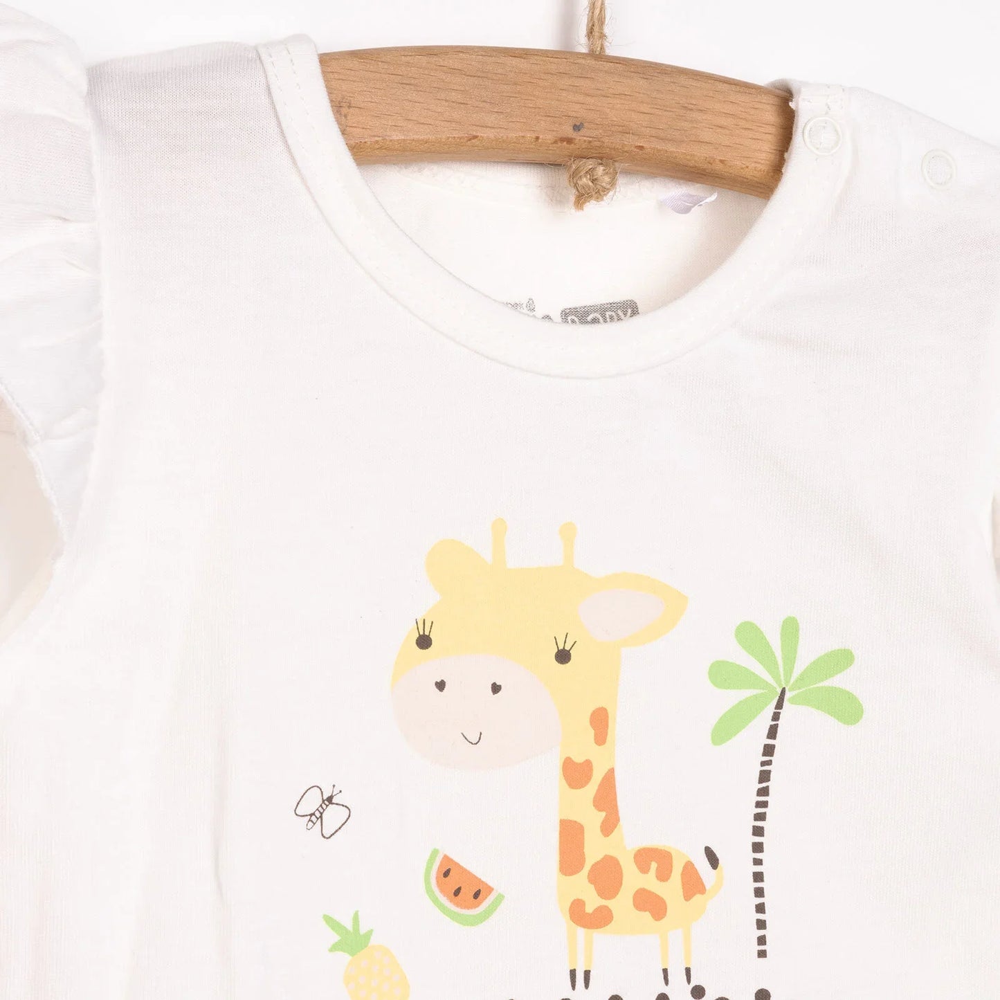 HelloBaby Girl Tshirt-Short - Light Yellow