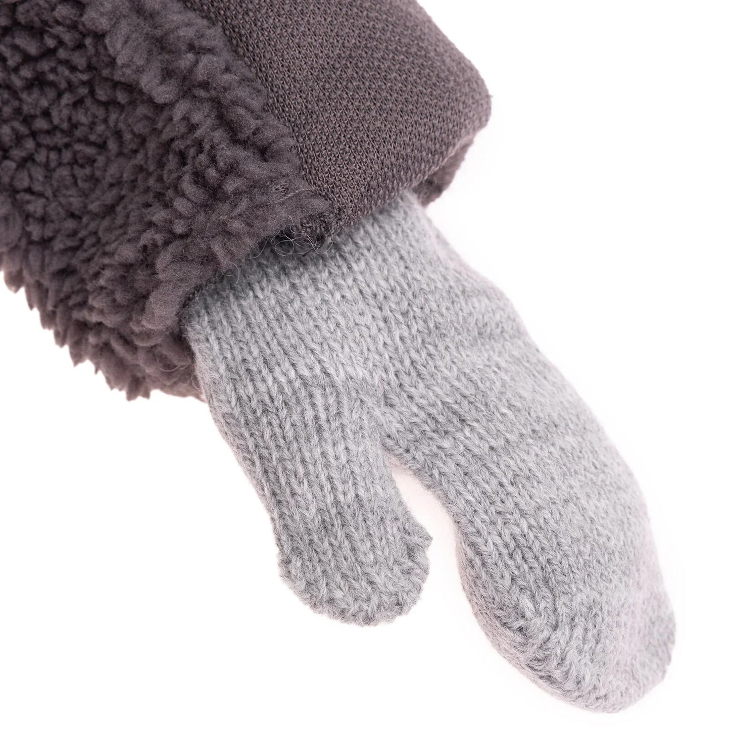HelloBaby Unisex Mitten - Grey