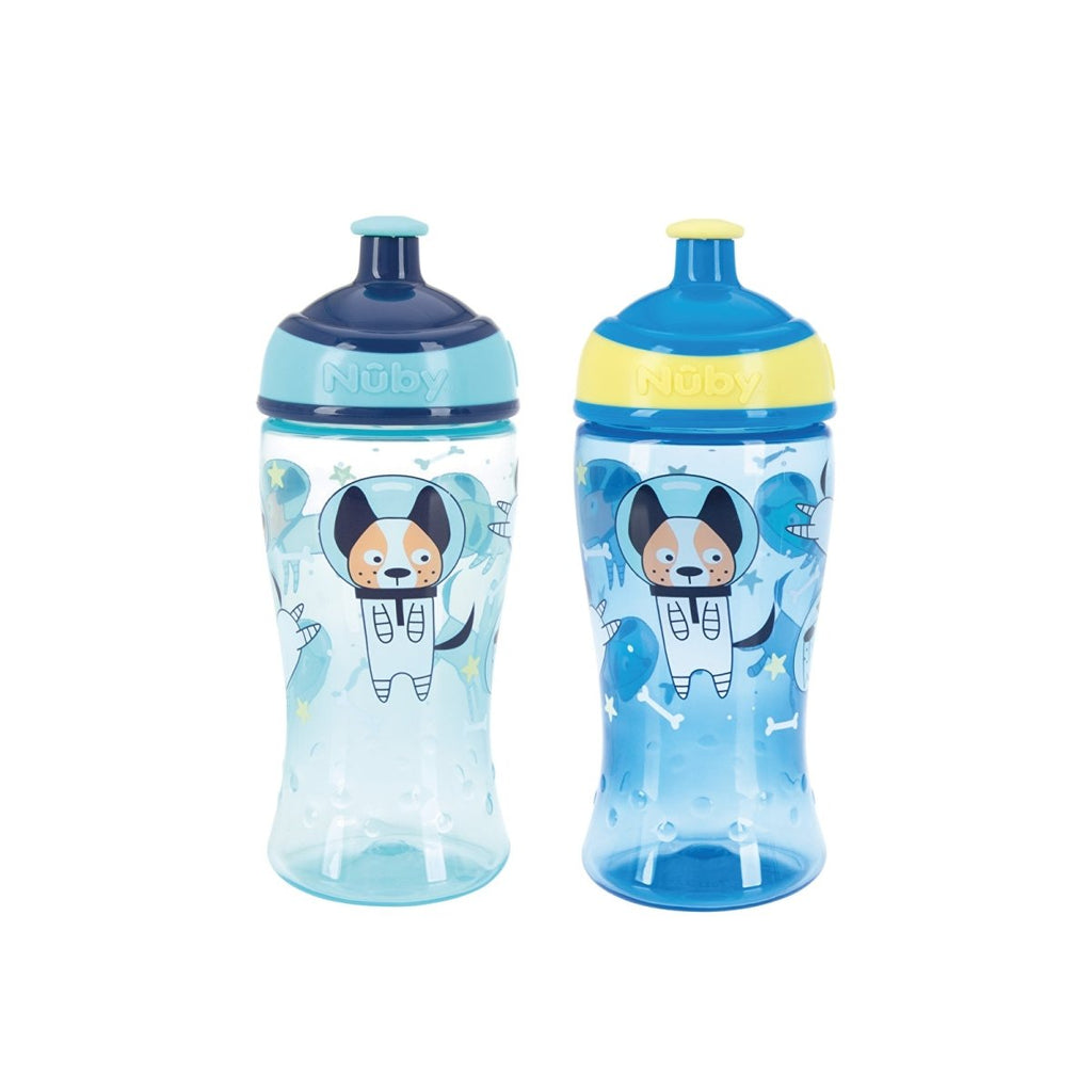 Nuby Super Slurp Twin Pack (Multicolour)