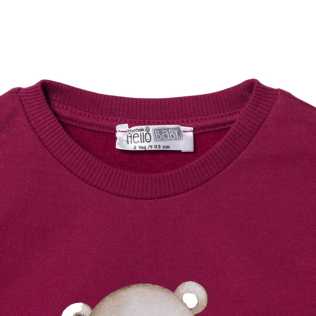 HelloBaby Jogging Set - Maroon