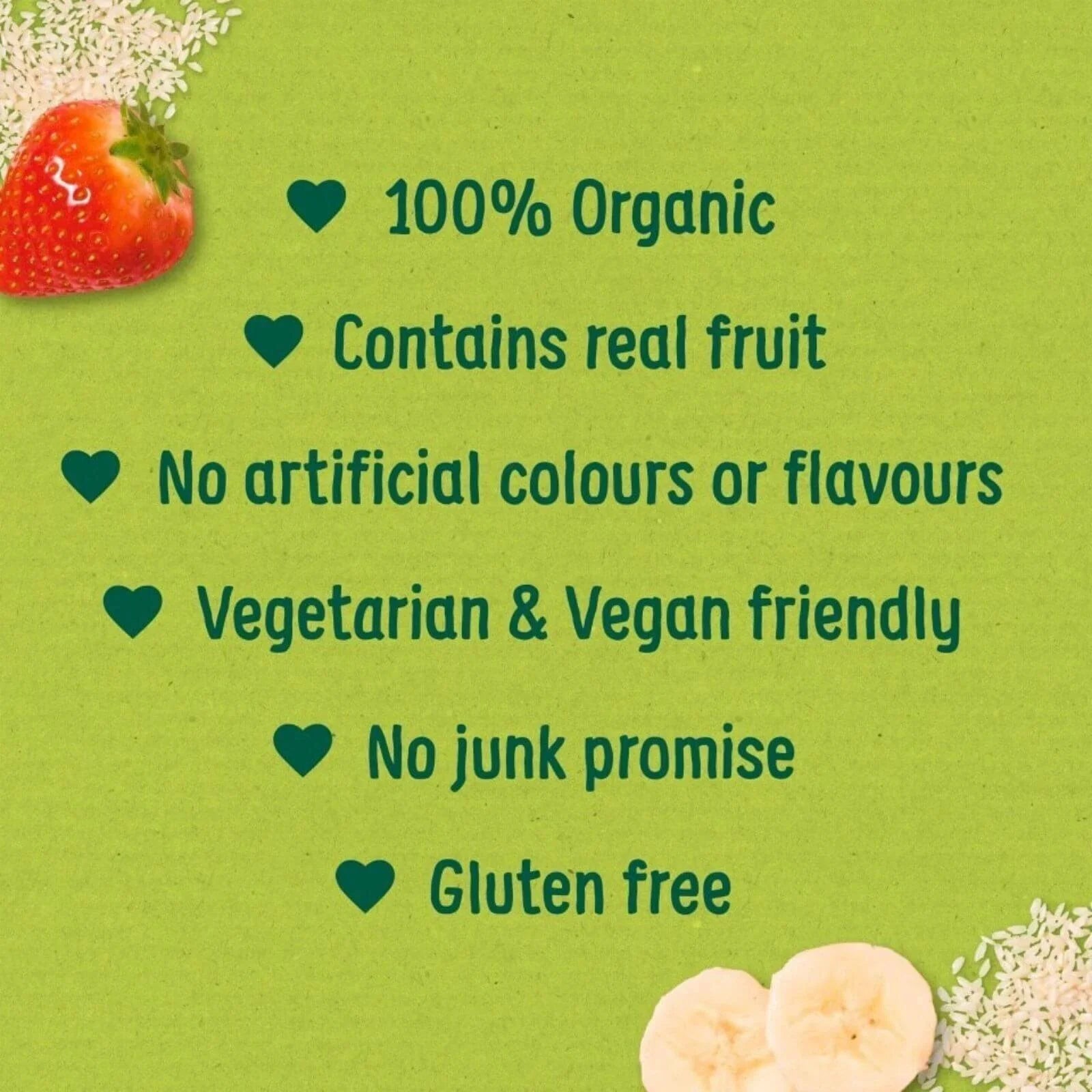 Organix Strawberry & Banana Porridge 6+ months 120g