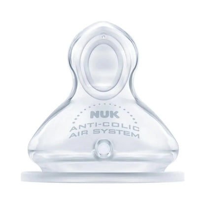 NUK First Choice+ Plus Silicone Teats Medium Feed Hole 0-6 months