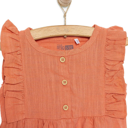 HelloBaby Baby Girl Athlete Bodysuit - Vermilion