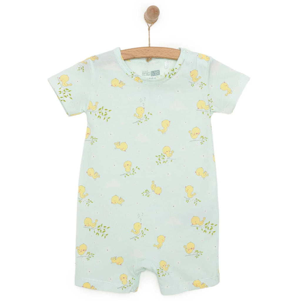 HelloBaby Newborn Unisex Short Overalls - Multicolour