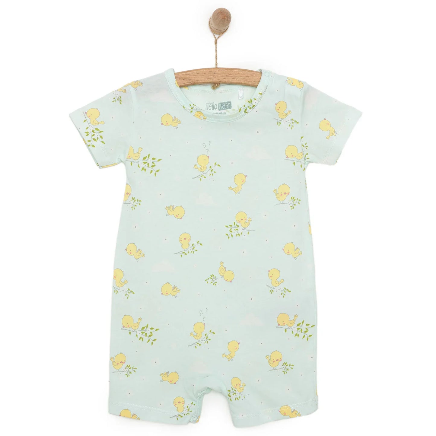 HelloBaby Newborn Unisex Short Overalls - Multicolour