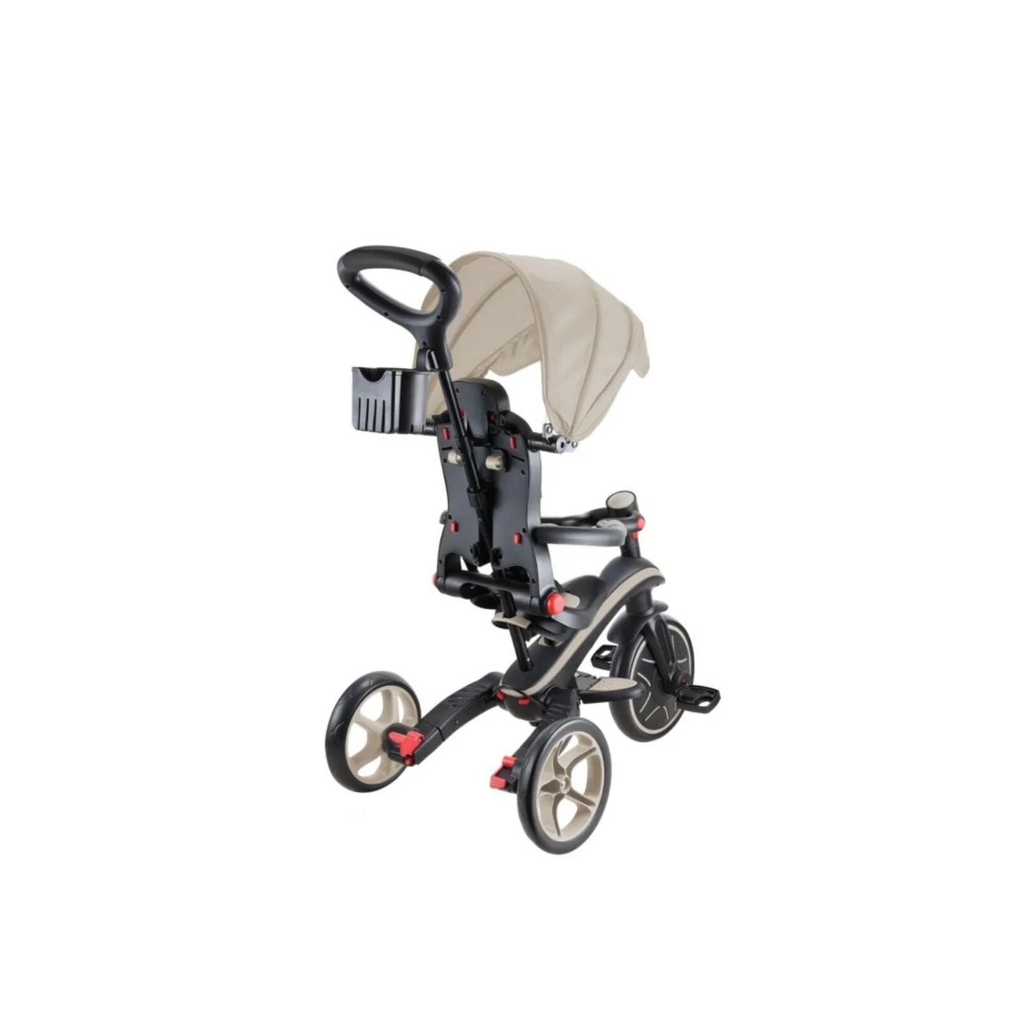Globber Explorer Trike 4-in-1 Foldable - Taupe