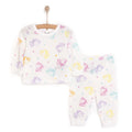 HelloBaby Baby Girl Long Sleeve Pyjamas Set - Ecru