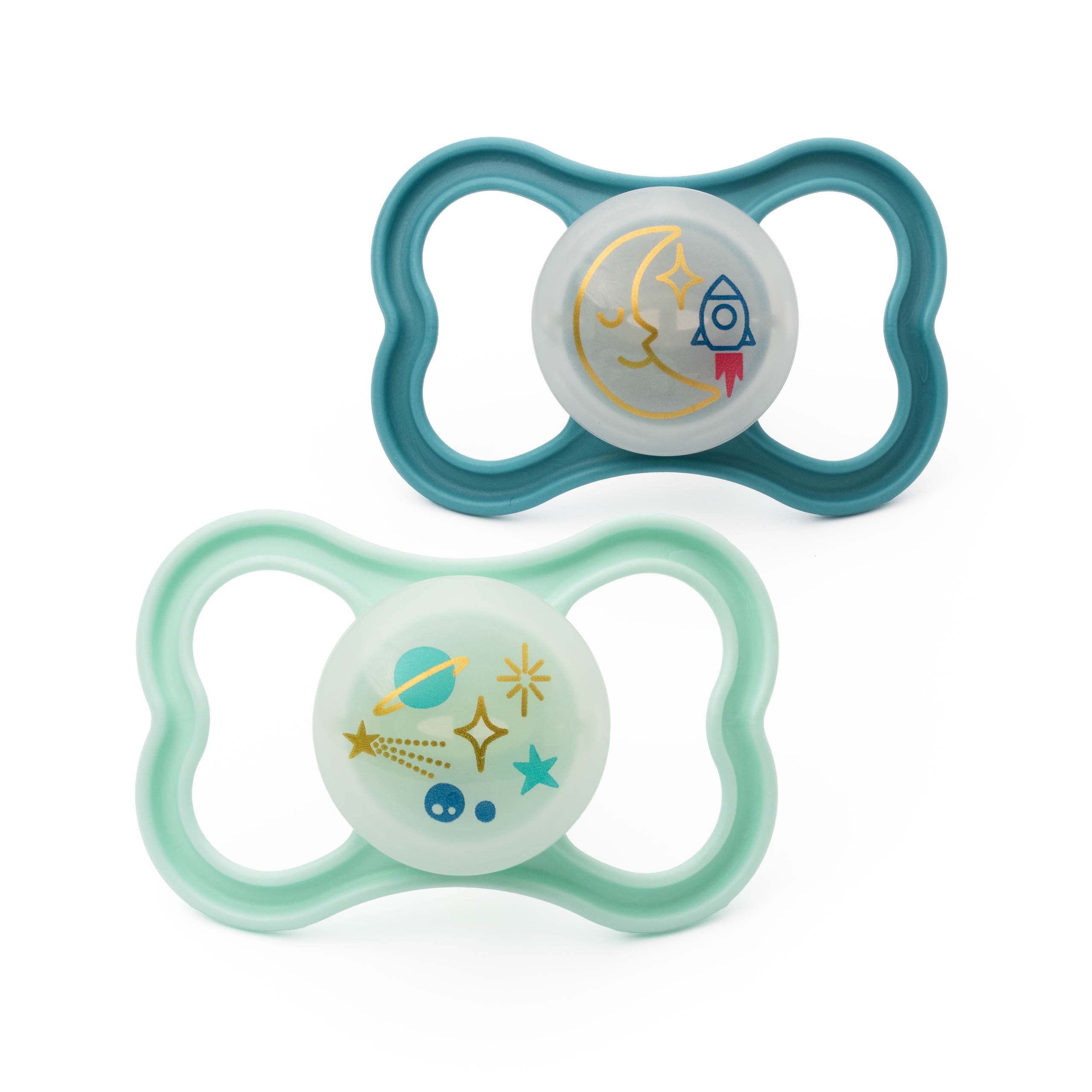 MAM Air Night Soother (6-18 Months) - Blue (Pack of 2)