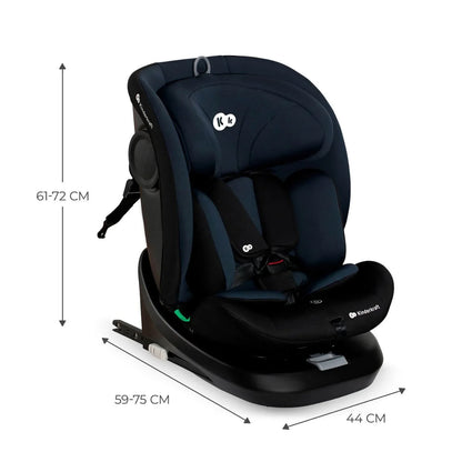 Kinderkraft i-Grow i-Size Car Seat (Birth to 12 Years) - Black