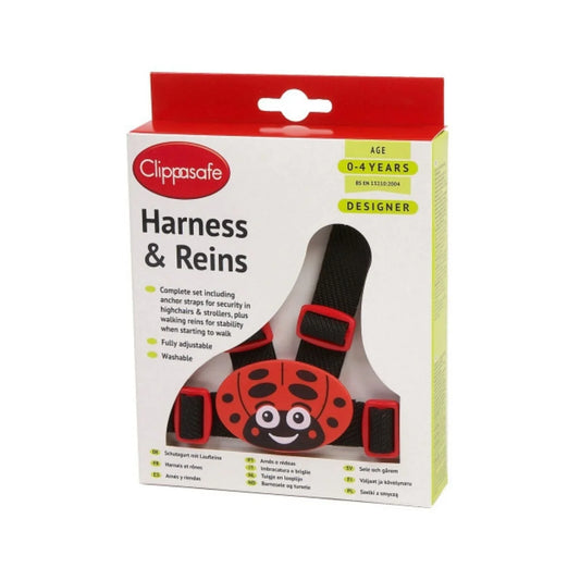 Clippasafe Designer Webbing Baby Harness - Lady Bug