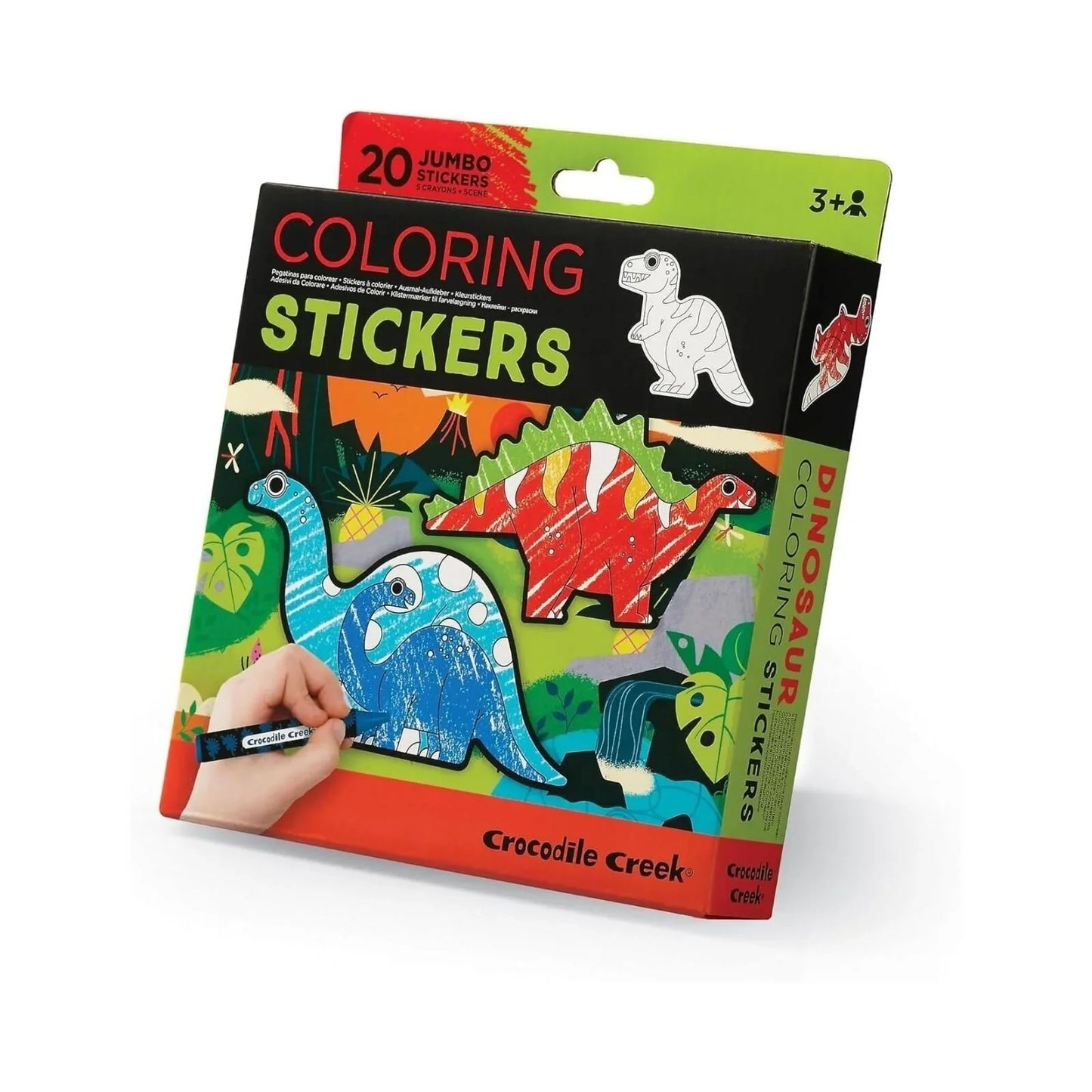 Crocodile Creek Dinosaurs Colouring Stickers