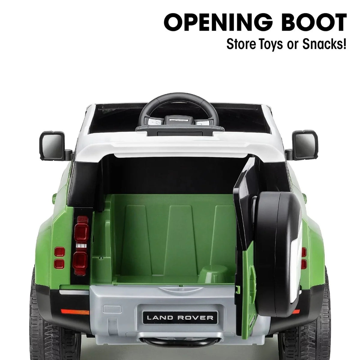 Xootz Land Rover Defender 12V Electric Ride On with Lithium Battery ...