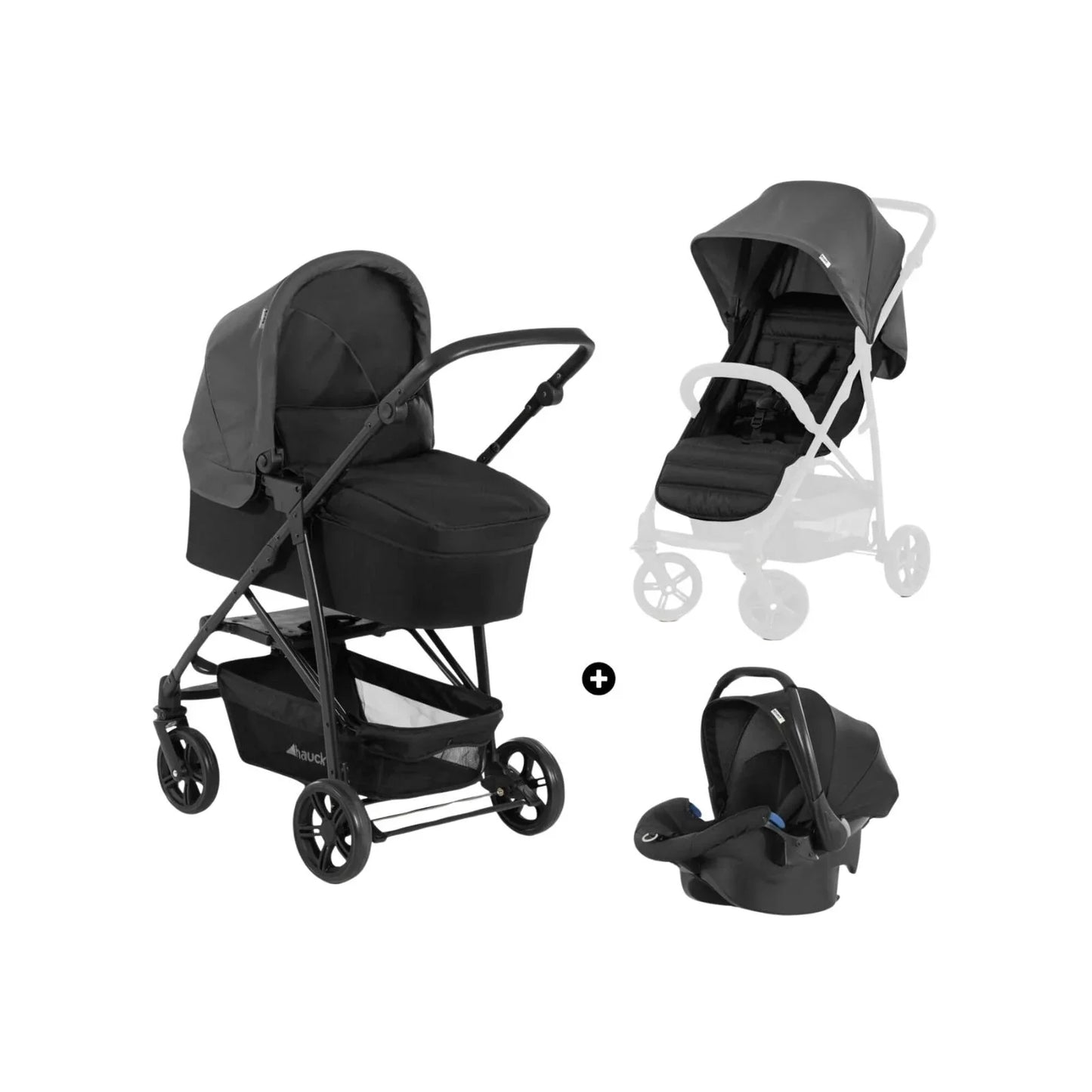Hauck Rapid 4 Trioset - Grey