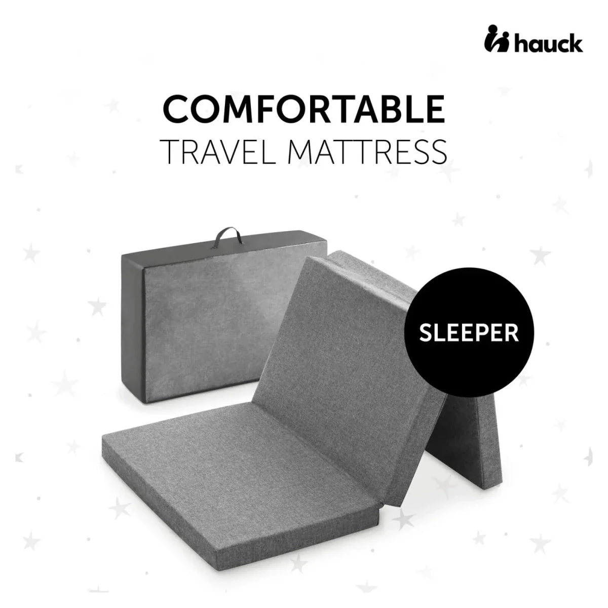 Hauck Sleeper Travel Cot Mattress 120x60cm - Grey