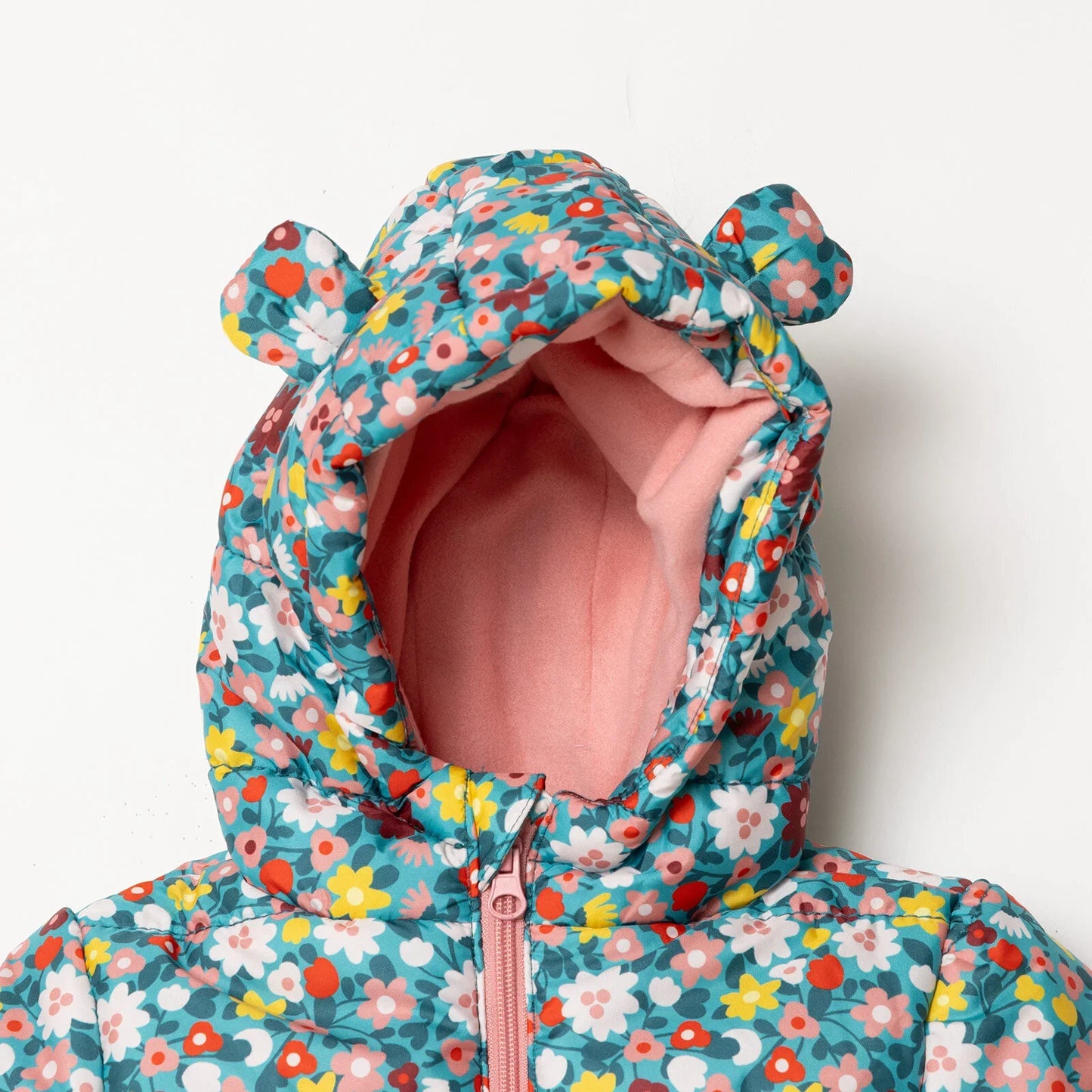 HelloBaby Baby Girl Floral Printed Coat - Printed