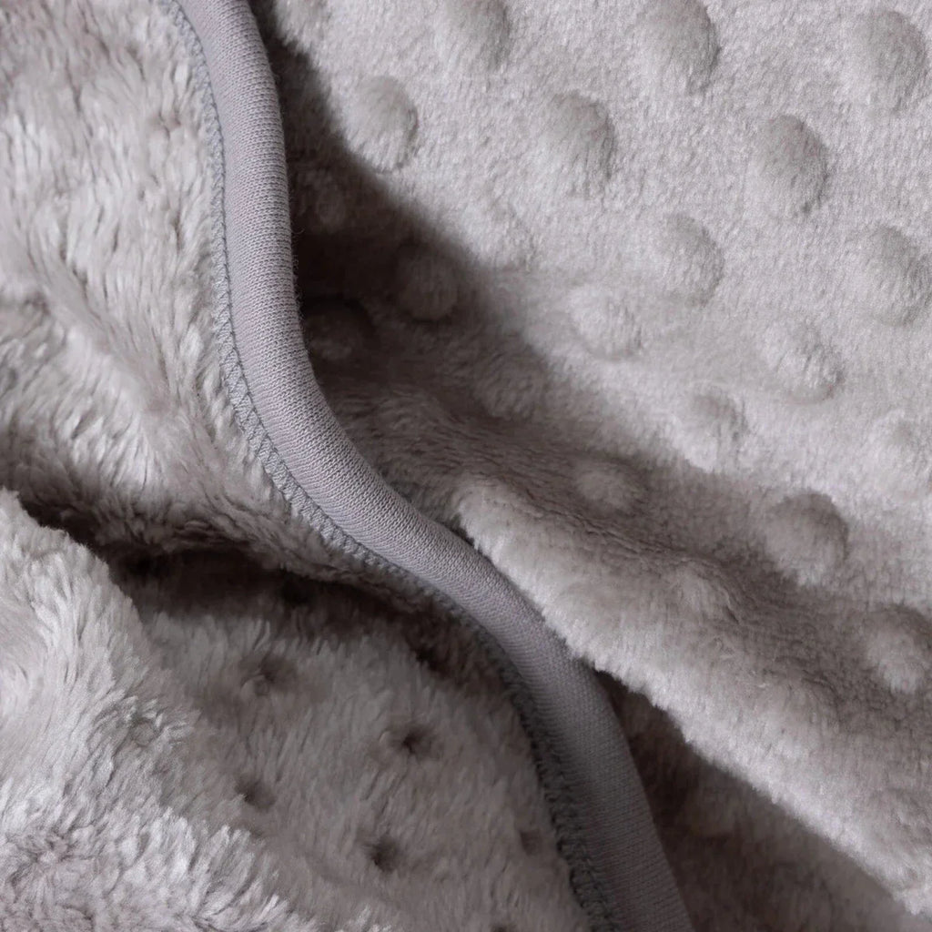 Little Dreams Unisex Plush Blankets - Grey