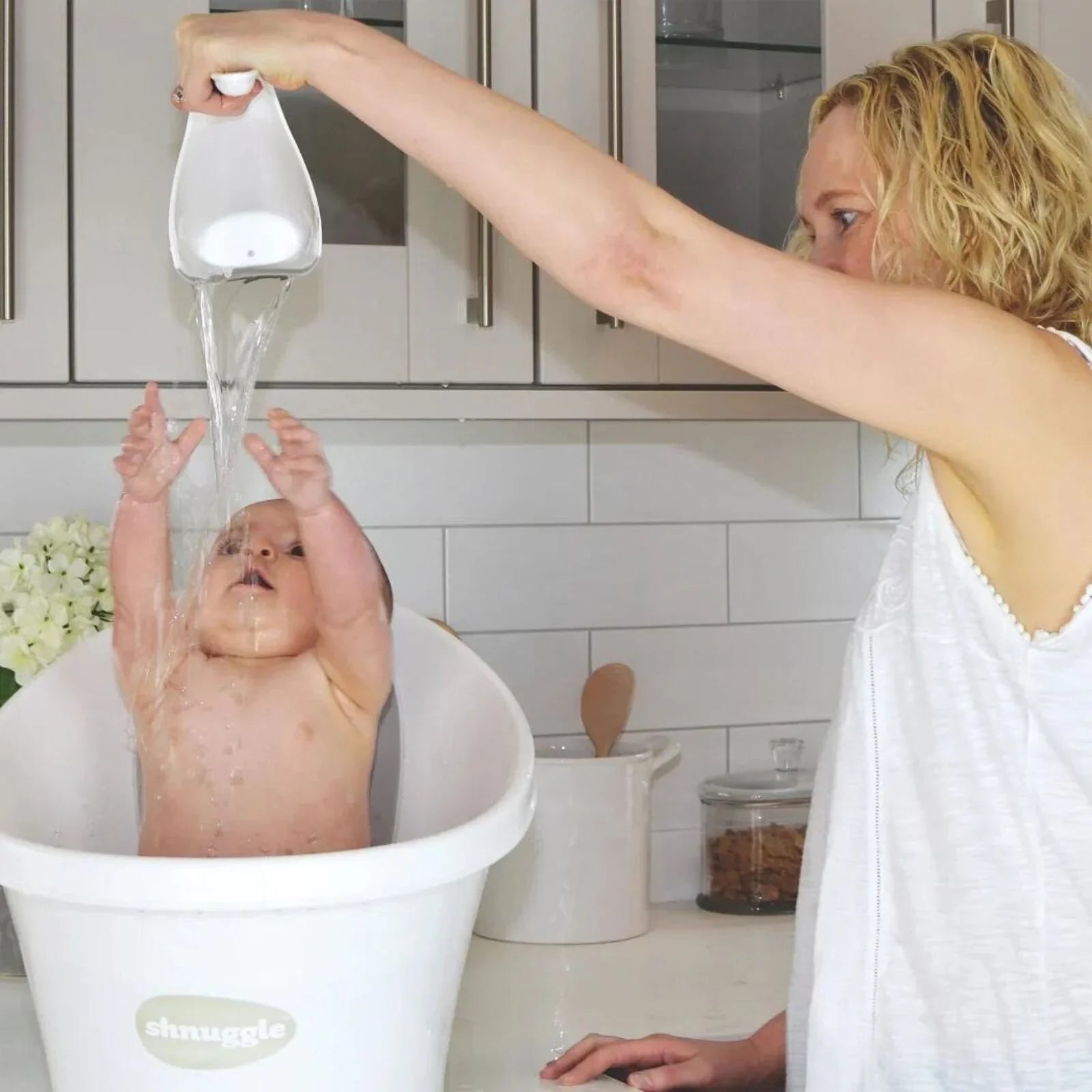 Shnuggle Washy Bath Jug White