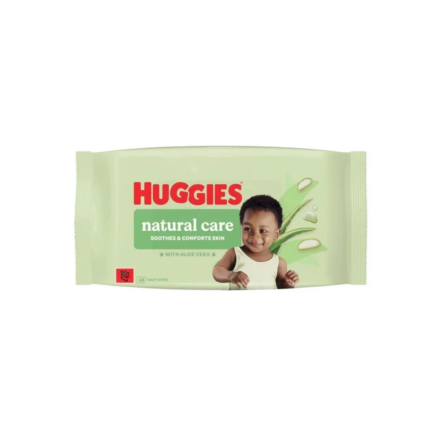 Huggies Natural Care Plastic Free Baby Wipes 48 pcs