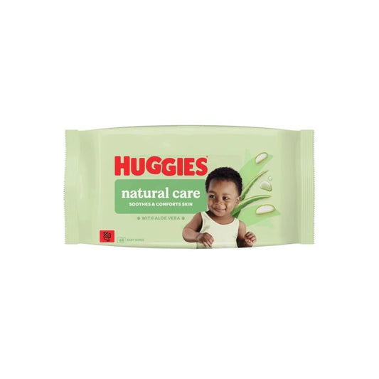 Huggies Natural Care Plastic Free Baby Wipes 48 pcs