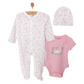 HelloBaby Girl Jumpsuit-Top-Hat - Ecru