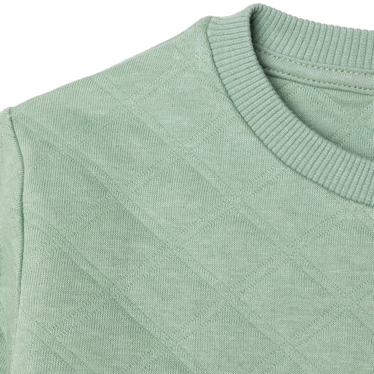 HelloBaby Boys Tracksuit Vehicles Little Car Crew Neck Long Leg Short Sleeve - Green