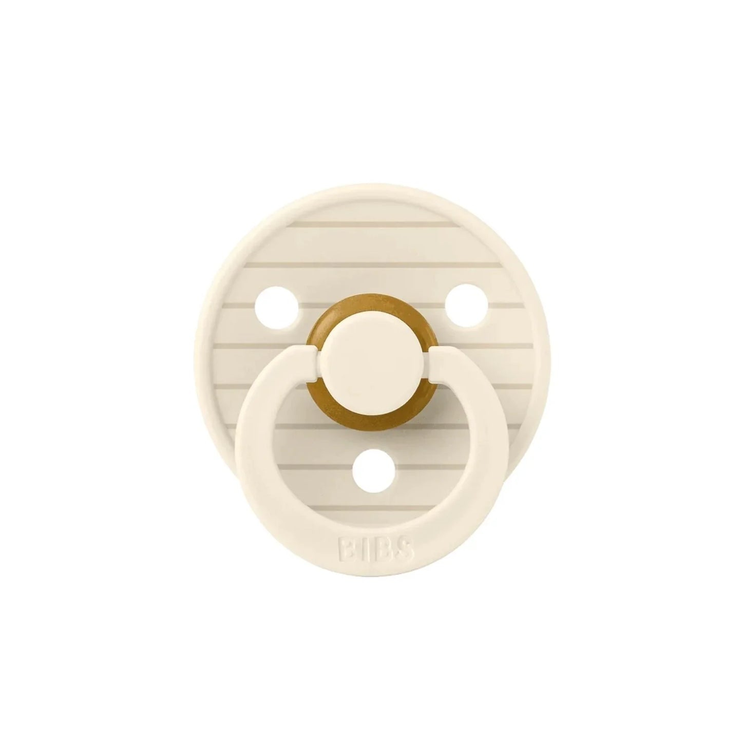 BIBS Pin Latex Soothers 6+ months Pack of 2 - Ivory & Vanilla