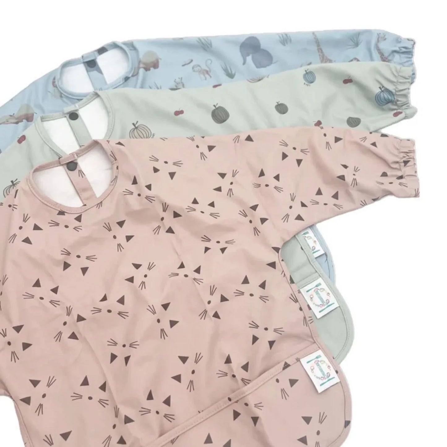 BLW Essentials Waterproof Long Sleeved Coverall Bib - Blue