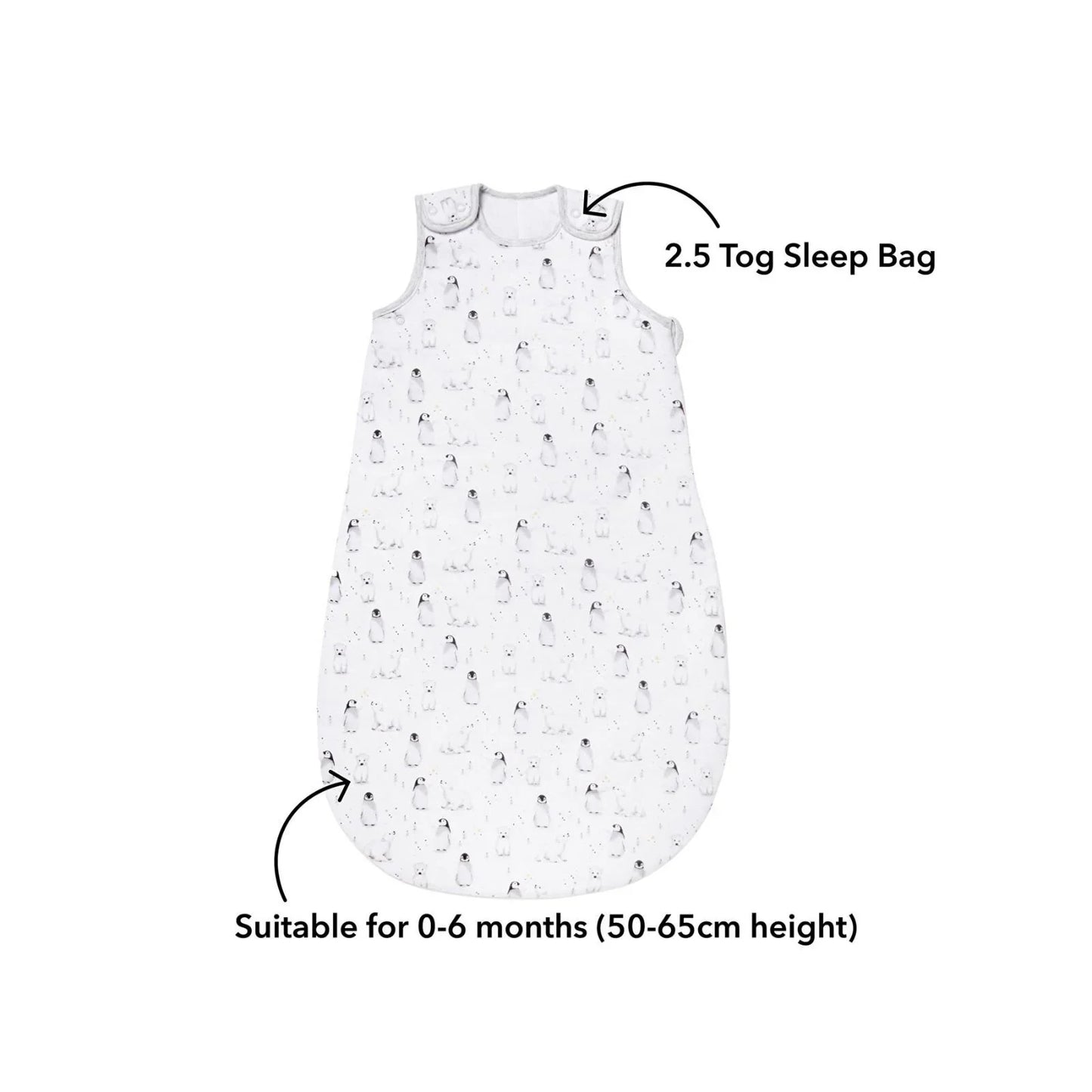 Nuby Quilted Sleeping Bag Penguin