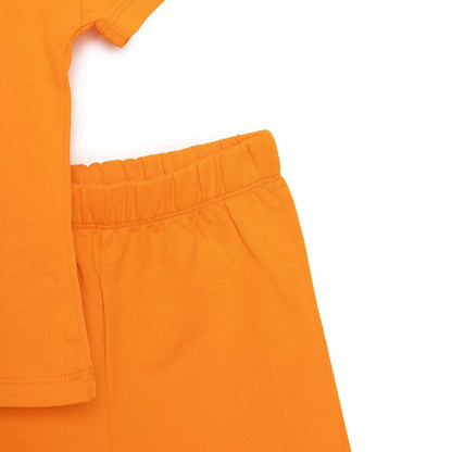 HelloBaby Motto Boy T-shirt & Short - Orange
