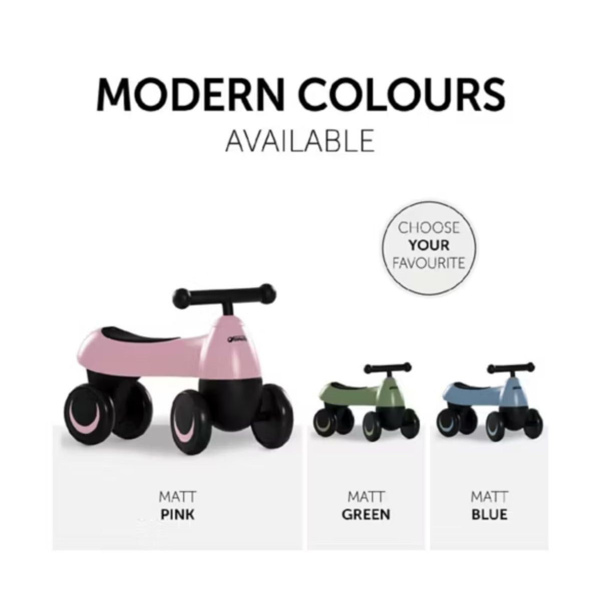 Hauck 1st Ride Four Ergonomic Ride-On Toy