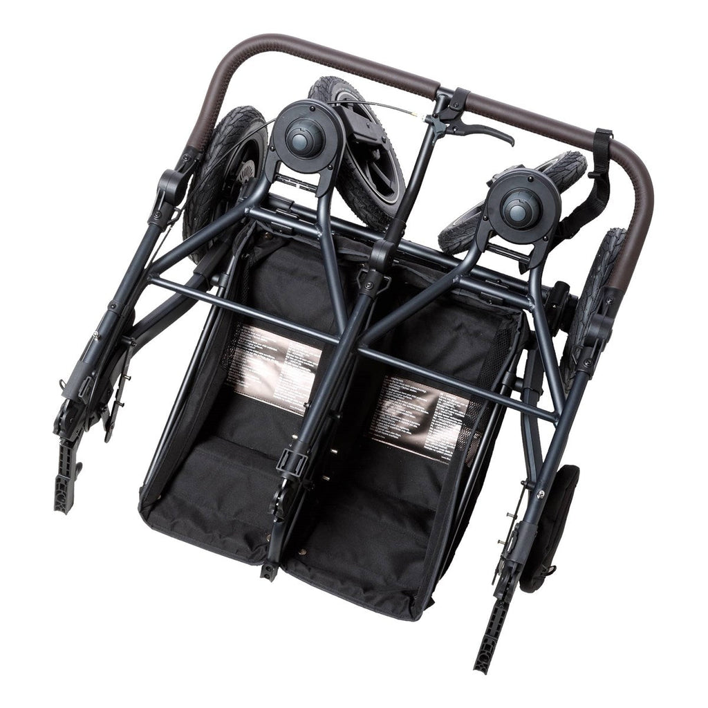 TFK Duo 2 Double Pushchair with 2 Combi Units – All-Terrain Twin from Birth to 3 Years