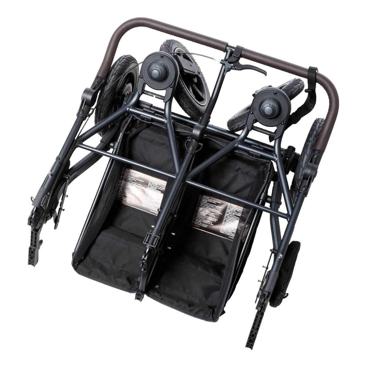 TFK Duo 2 Double Pushchair with 2 Combi Units – All-Terrain Twin from Birth to 3 Years