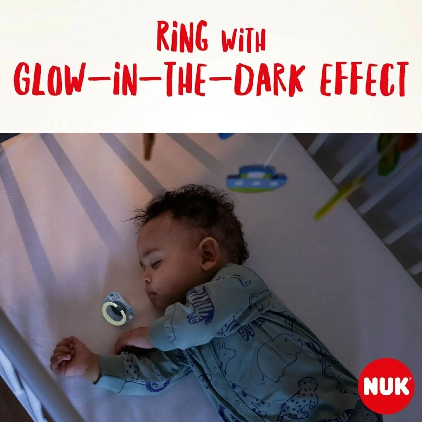 NUK Signature Night Silicone Soothers 6-18 months